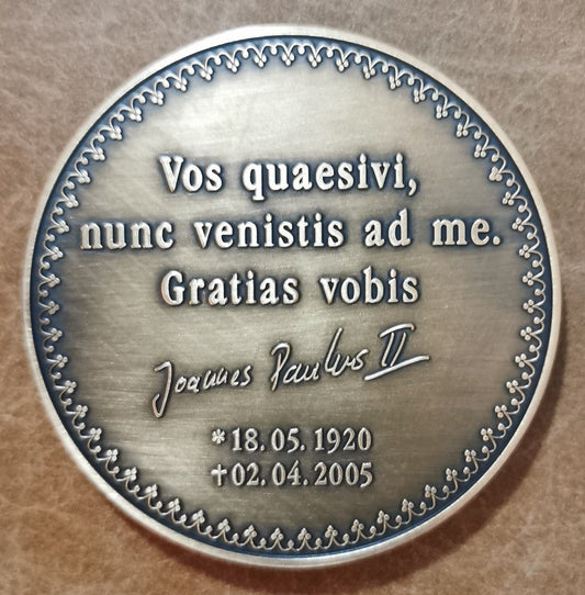 Medál Malta 2005 - II. János Pál (UNC)