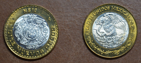 Mexikó 10 Nuevos Pesos 1993/94 (UNC)
