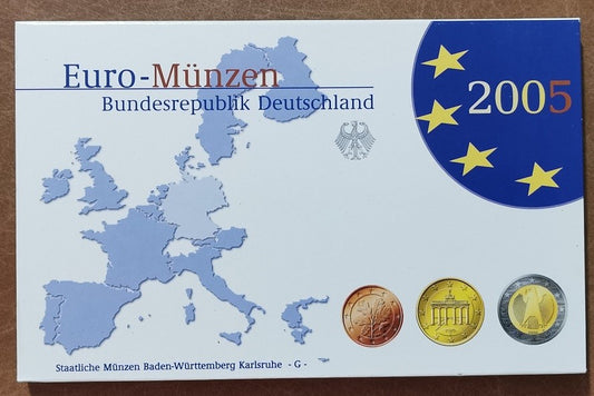 Németország 2005 "G" - 8 részes forgalmi sor (Proof)