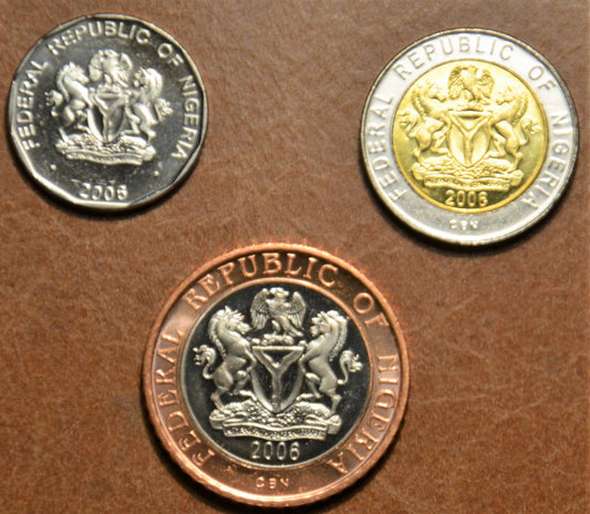 Nigéria 3 érme 2006 (UNC)