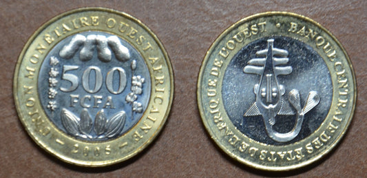 Nyugat Afrikai CFA frank 500 frank 2005 (UNC)