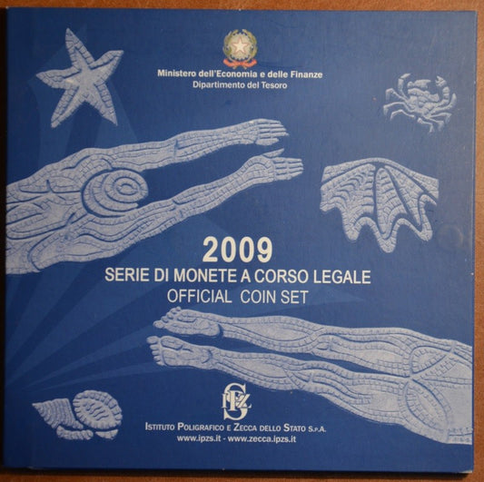 Olaszország 2009-es forgalmi sor 2 Euro és 5 Euro érmével (BU)