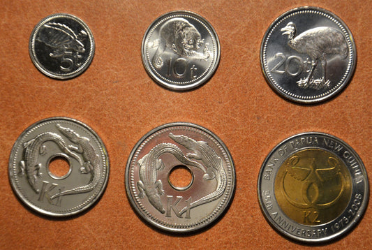 Pápua Új-Guinea 6 coins 2009-2010 (UNC)
