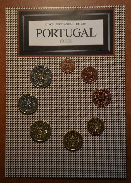 Portugália 2008 - 8 részes forgalmi sor (UNC)