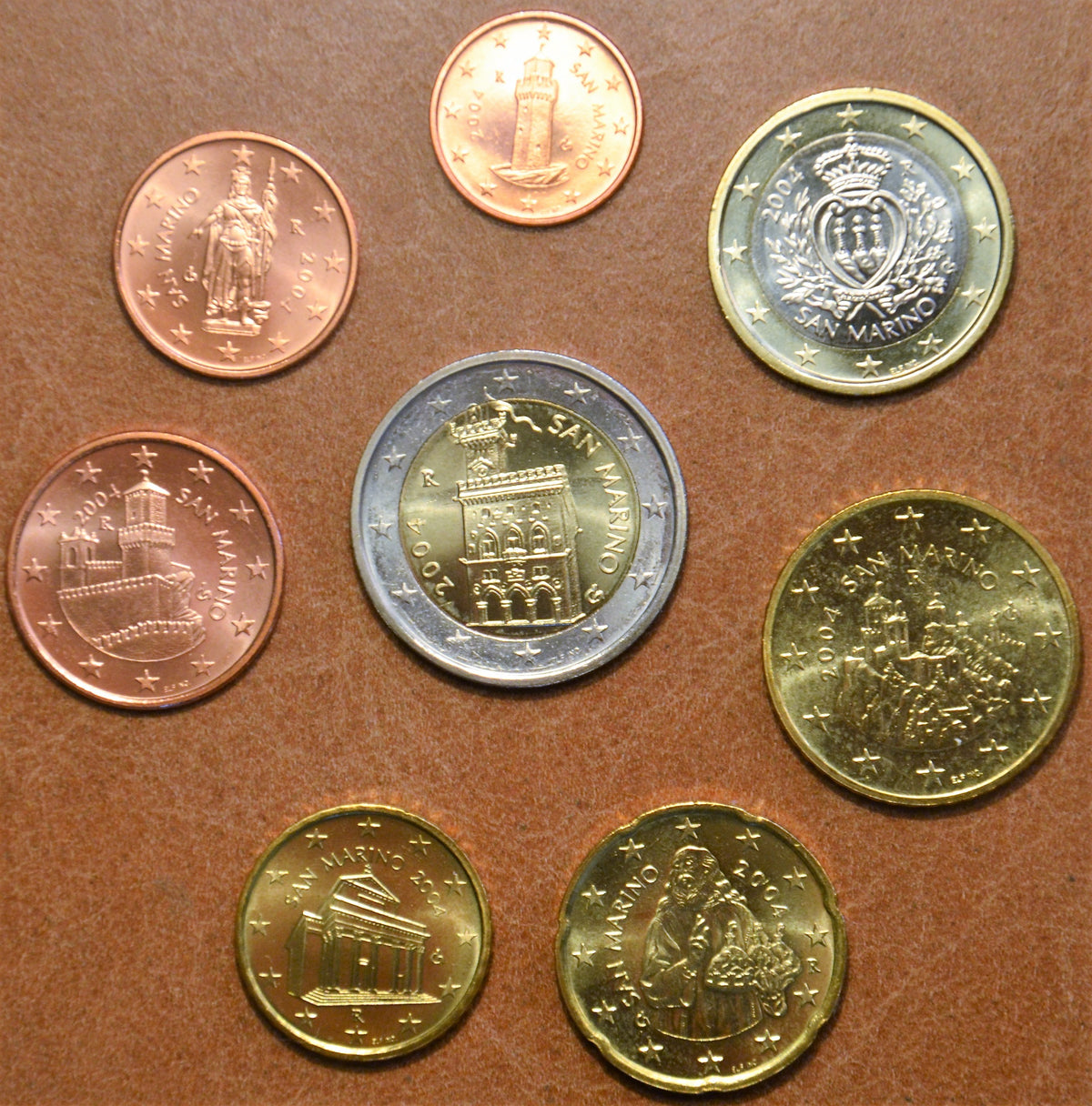 San Marino 2004-es forgalmi sor (UNC)