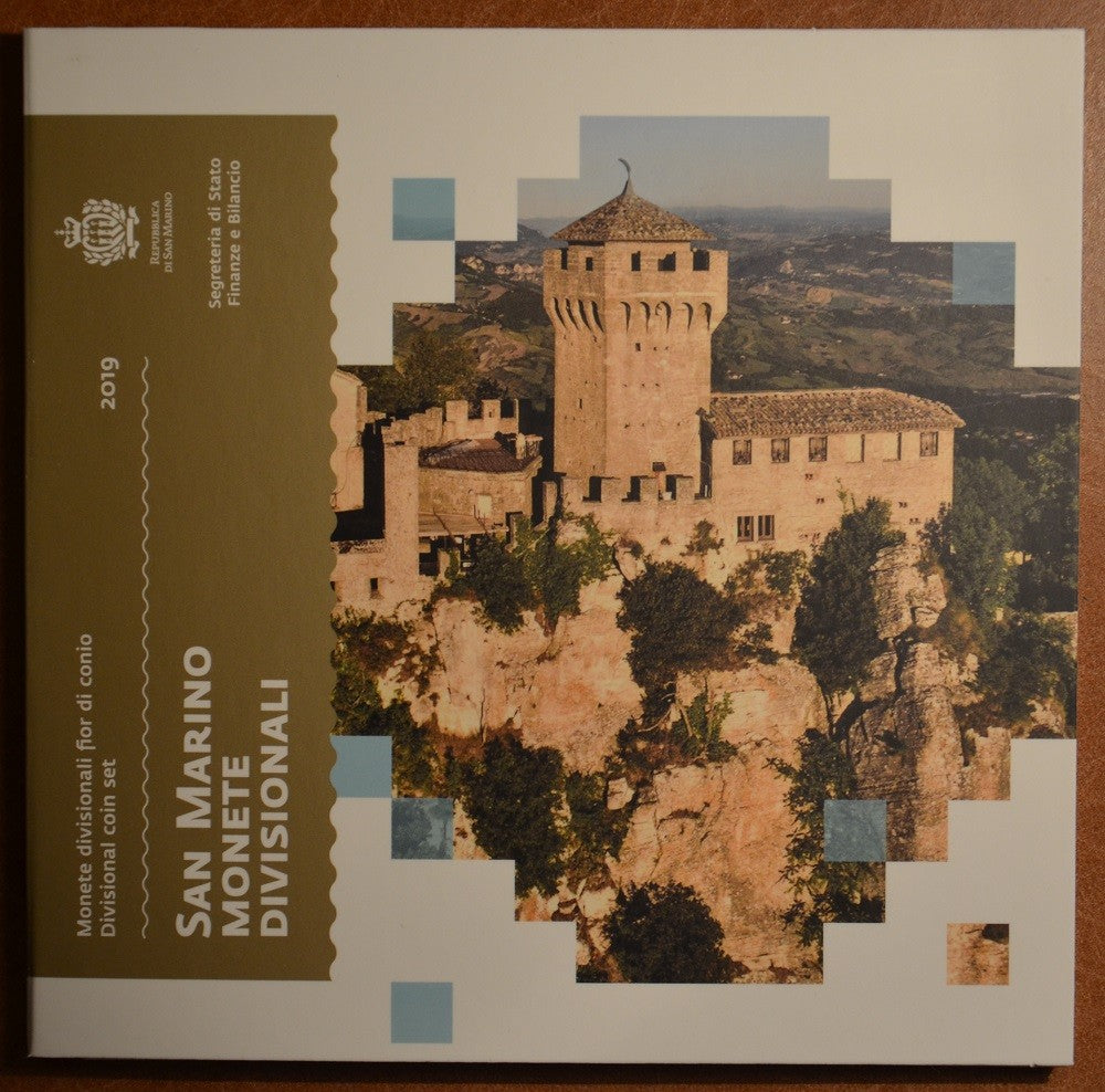 San Marino 2019-es forgalmi sor - új design (BU)