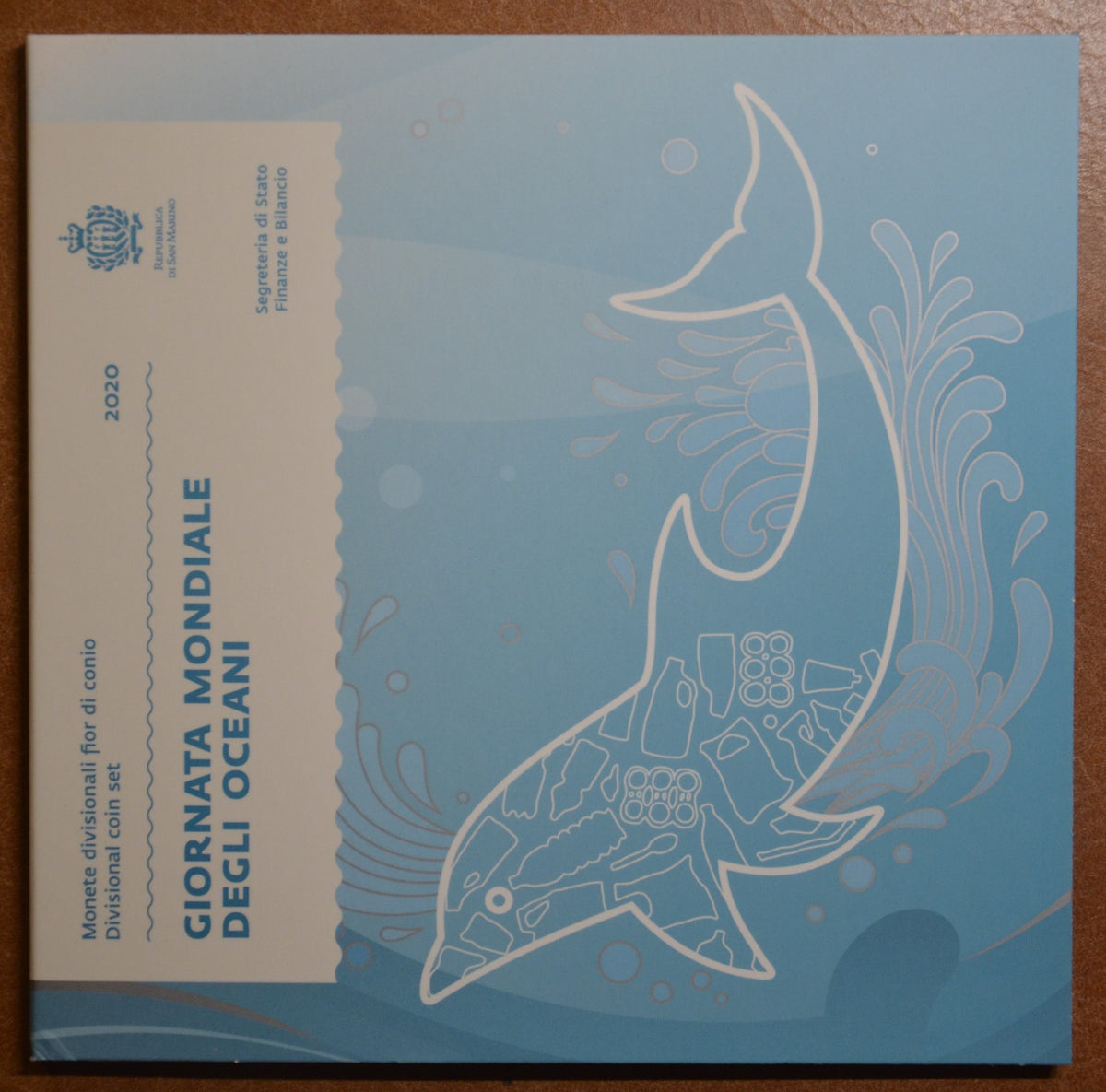 San Marino 2020-es forgalmi sor - új design 5 Euro emlékérmével (BU)