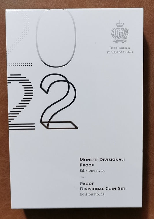 San Marino 2022 - 10 részes forgalmi sor (Proof)