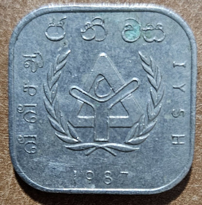 Srí Lanka 10 rúpia 1987 (Vf)