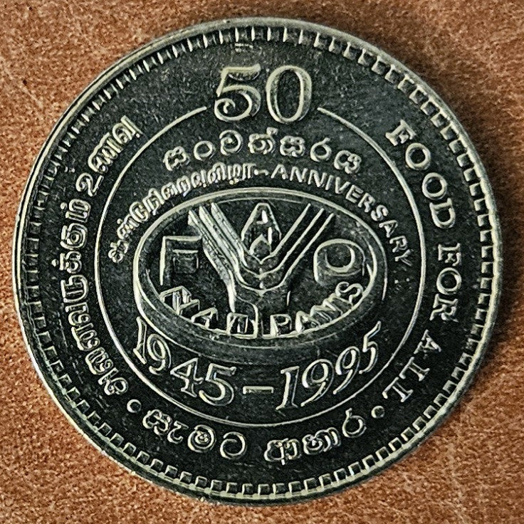 Srí Lanka 2 rupia 1995 (UNC)