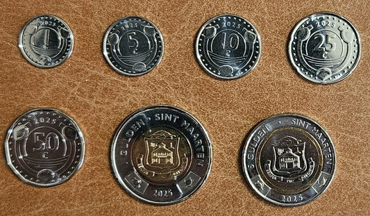 St. Martin (Sint Maarten) 7 érme 2025 (BU)