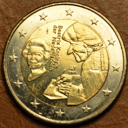 2 Euro Hollandia 2011 - Erasmus híres könyve megjelenésének 500. évfordulója (UNC)