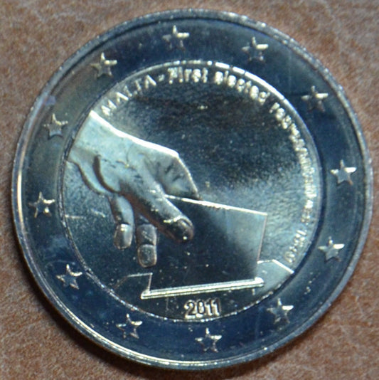 2 Euro Málta 2011 - Málta történelme: az első, 1849-es választások (UNC)