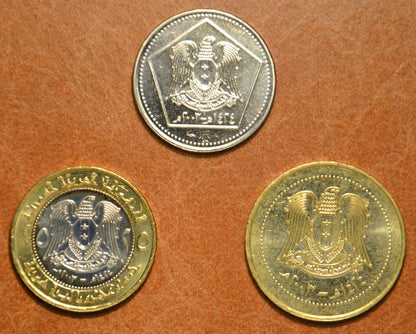 Szíria 3 érme 2003 (UNC)