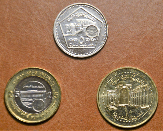 Szíria 3 érme 2003 (UNC)