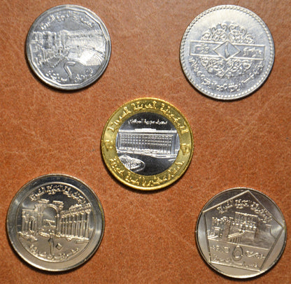 Szíria 5 érme 1994-1996 (UNC)