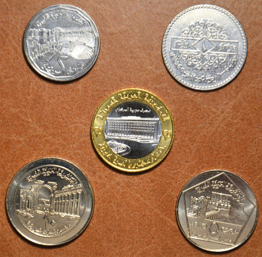 Szíria 5 érme 1994-1996 (UNC)