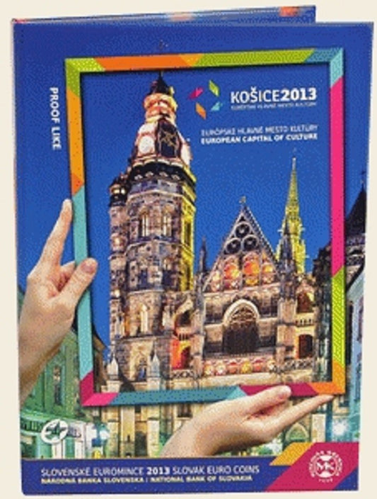 Szlovák 8 részes forgalmi sor 2013 - Kassa (Proof)