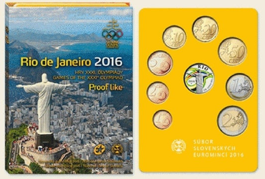 Szlovák 8 részes forgalmi sor 2016 - RIO (Proof)