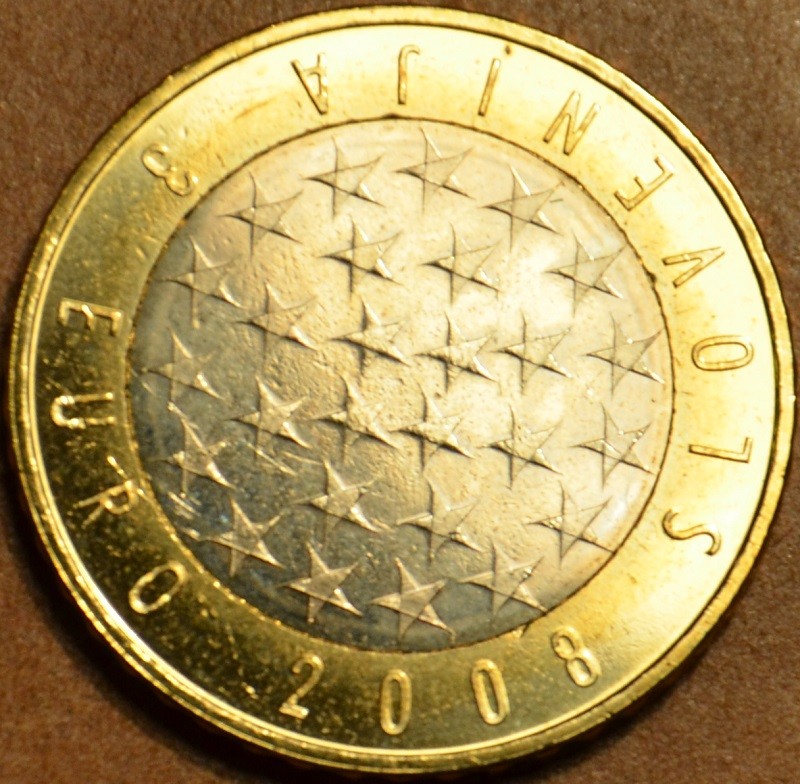 3 Euro Szlovénia 2008 (UNC)