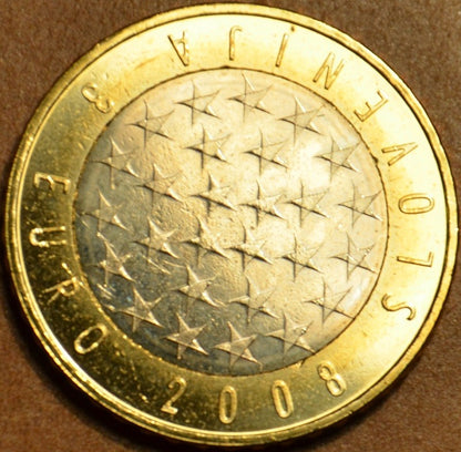 3 Euro Szlovénia 2008 (UNC)