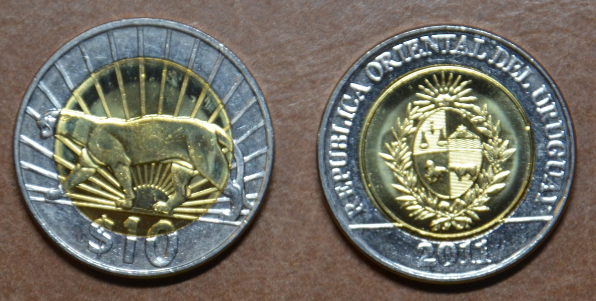 Uruguay 10 Pesos Uruguayos 2011 (UNC)