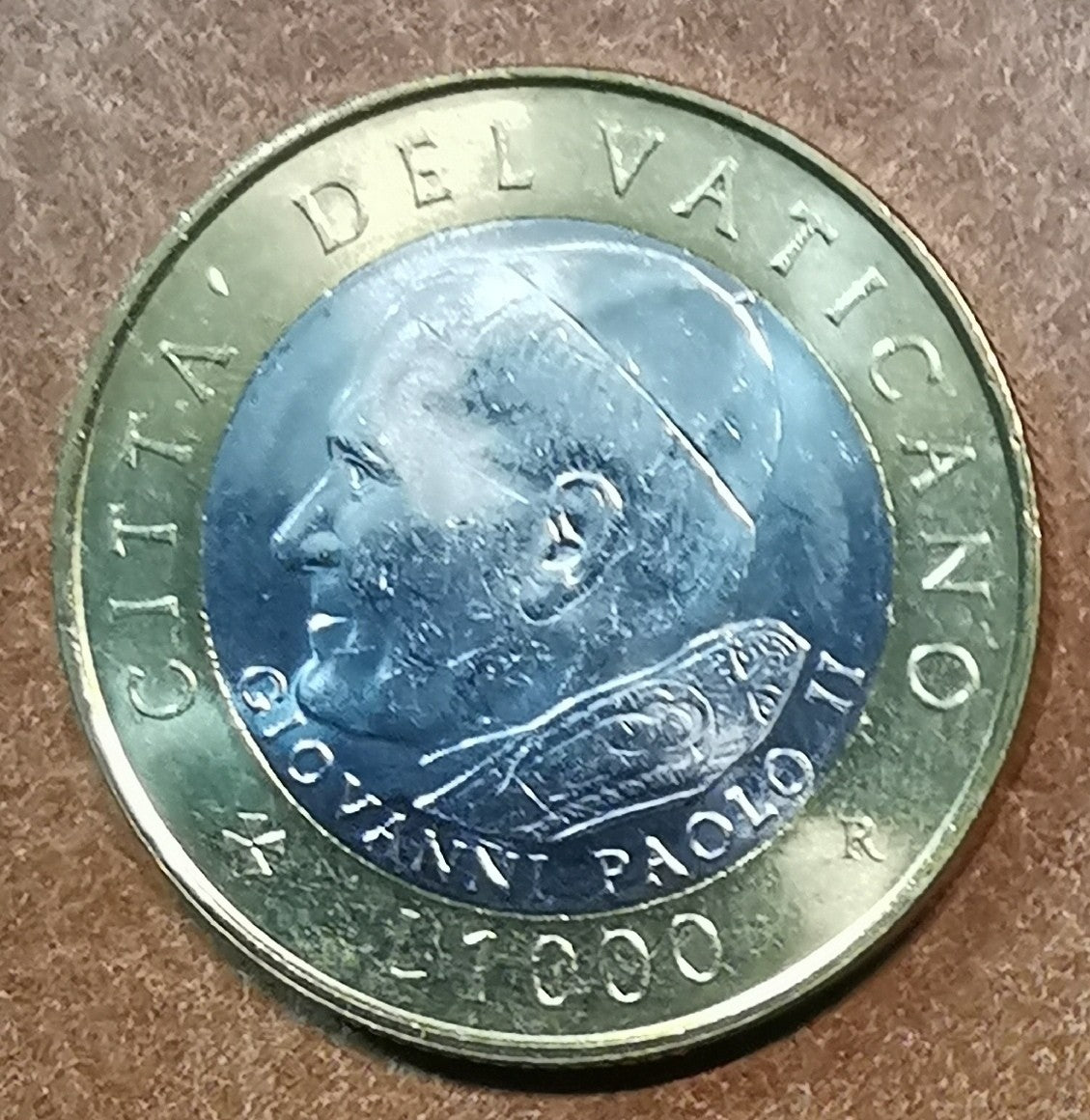 Vatikán 1000 Lira 2001 II. János Pál (UNC)