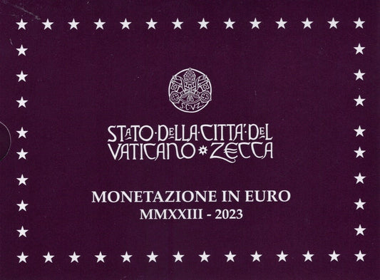 Vatikán 2023 forgalmi sor + 20 Euro Ag (Proof)