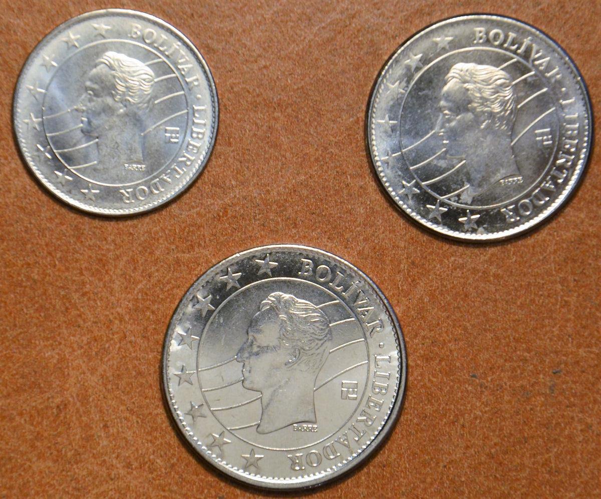 Venezuela 3 érme 2016 (UNC)