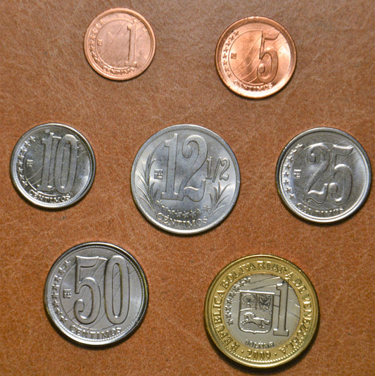 Venezuela 7 érme 2007-2012 (UNC)