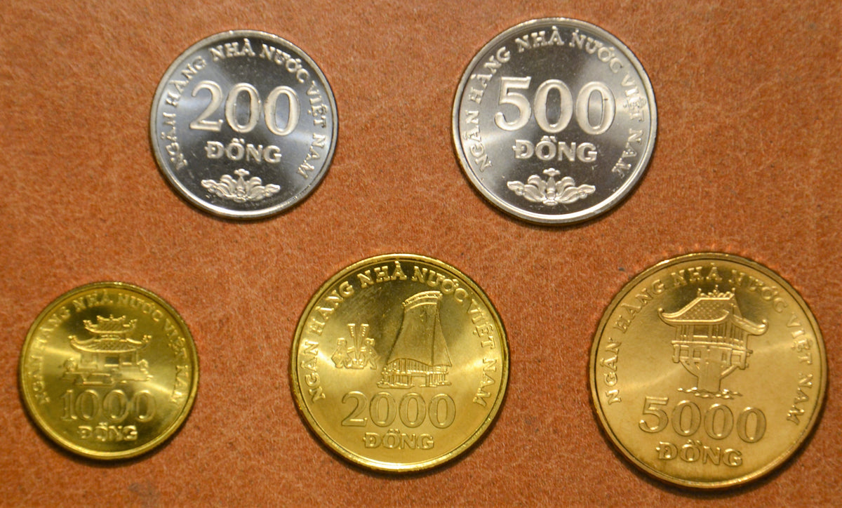 Vietnam 5 érme 2003 (UNC)