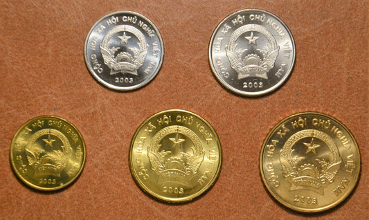 Vietnam 5 érme 2003 (UNC)