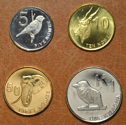 Zambia 4 érme 2012 (UNC)